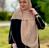 روسری پلیسه دور منجوق وارداتی (حراجی)